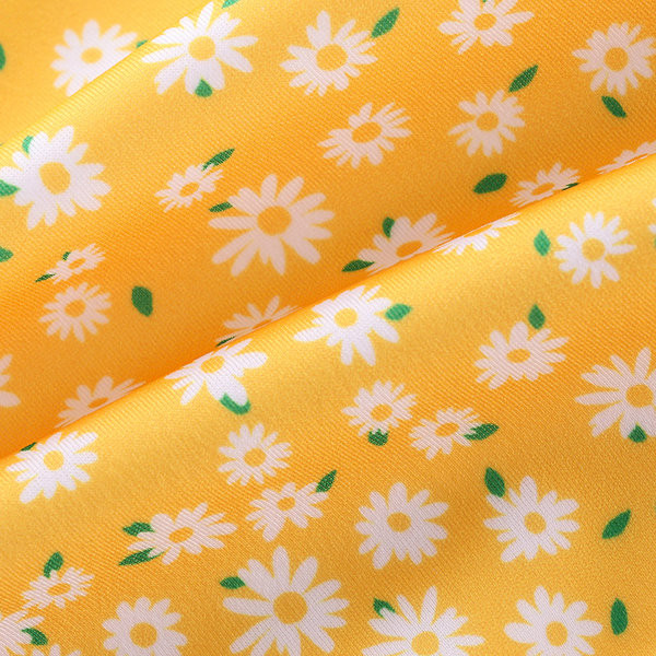 Peenikeste rihmadega ja lillemotiividega laste ujumistrikoo