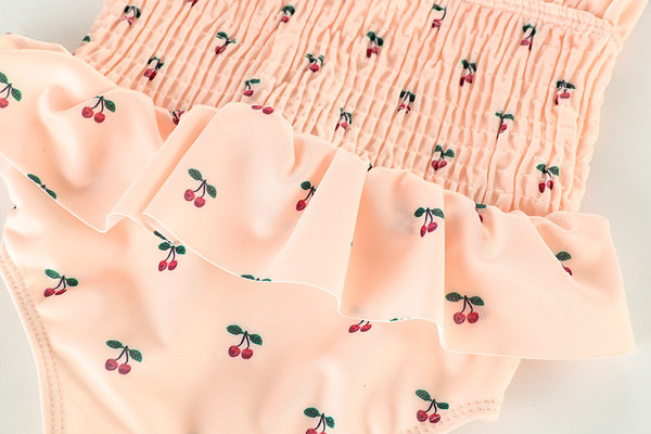 Puni dječji kupaći kostim sa širokim naramenicama