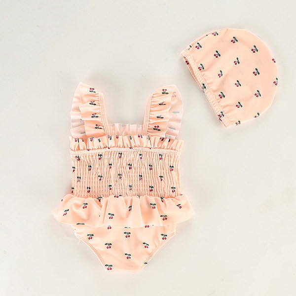 Puni dječji kupaći kostim sa širokim naramenicama