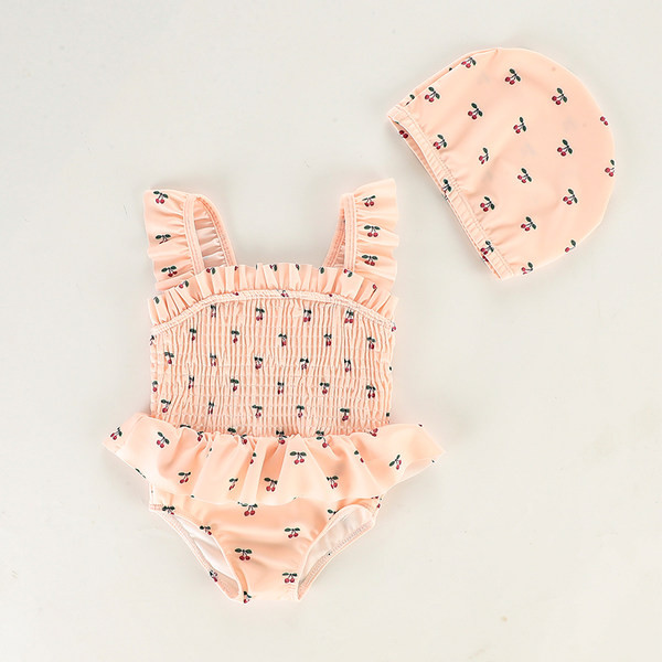 Puni dječji kupaći kostim sa širokim naramenicama