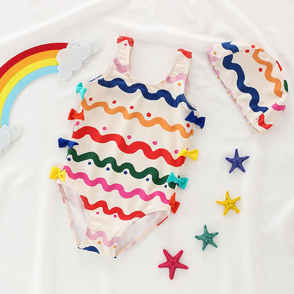 Laiade rihmade ja paeltega laste täisujumistrikoo