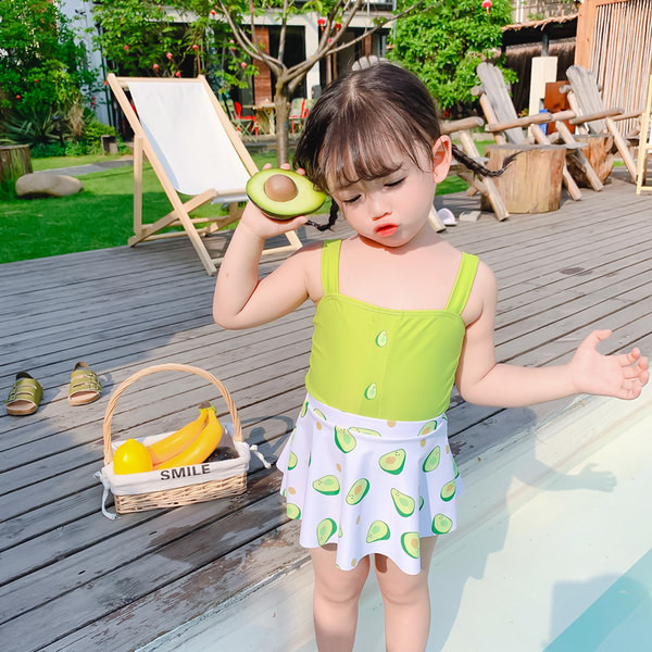 Cijeli kupaći kostim za djecu s printom