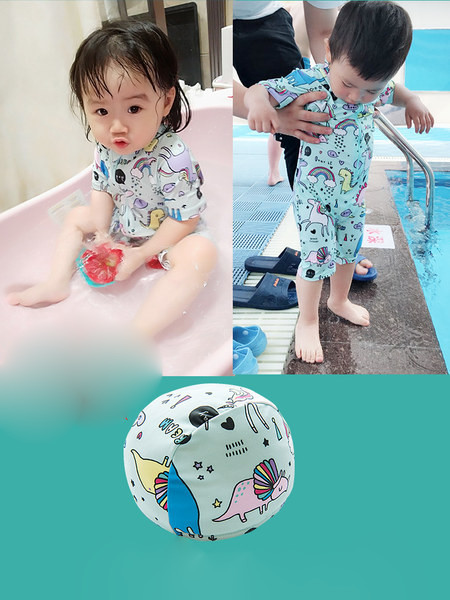 Täielik 3/4 varrukatega ujumistrikoo tüdrukule