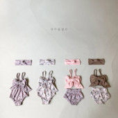 Laste ujumistrikoo kaheosaline või terve mudel