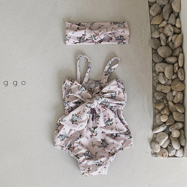 Laste ujumistrikoo kaheosaline või terve mudel