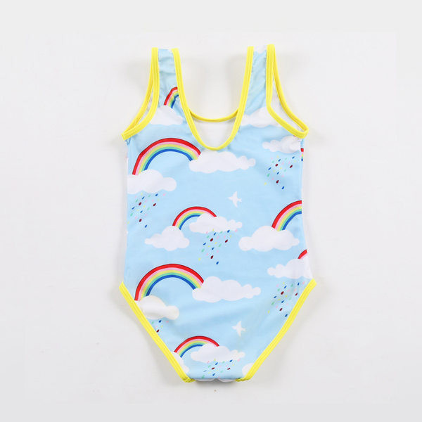 Novi model cijelog kupaćeg kostima za djevojčice sa širokim naramenicama