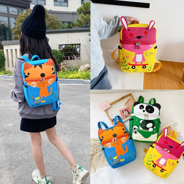 Laste kaasaegne lukuga seljakott kolmes mudelis