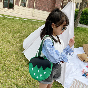 Καθημερινή  παιδική τσάντα σε στρογγυλό σχήμα για κορίτσια