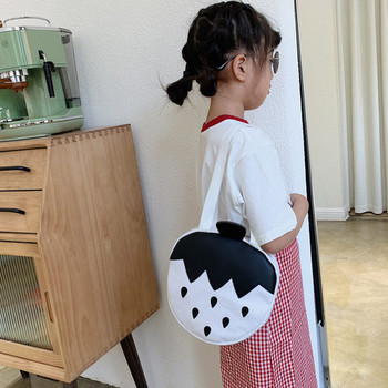 Актуална детска чанта в кръгла форма за момичета