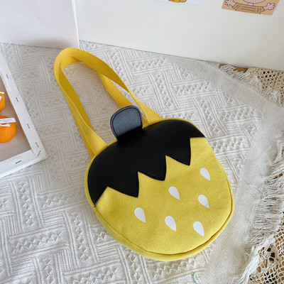 Kaasaegne ümara kujuga lastekott tüdrukutele