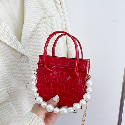 Elegantna dječja torba s ukrasnim perlicama za djevojčice