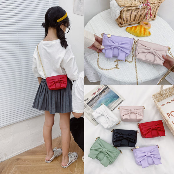 Κομψή παιδική τσάντα κλασικό μοντέλο με μακριά λαβή