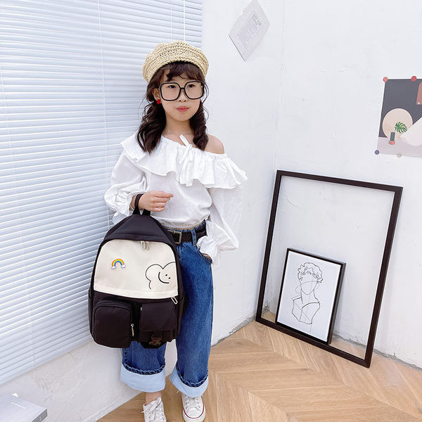 Moderan dječji ruksak s džepovima za djevojčice i dječake