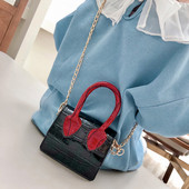 Stiilne metallist pika sangaga lastekott tavaline mudel