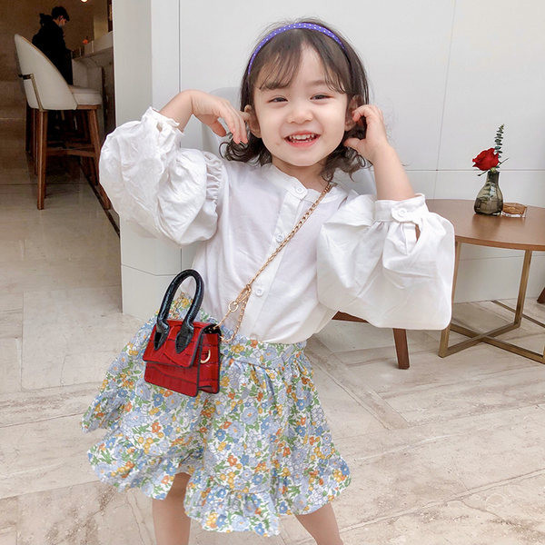 Stiilne metallist pika sangaga lastekott tavaline mudel