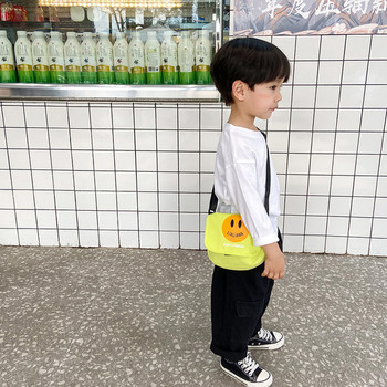 Детска ежедневна чанта с апликация и дълга дръжка
