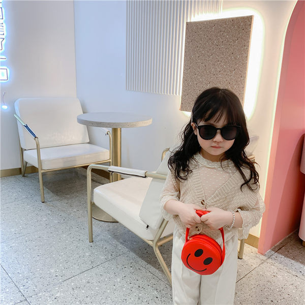 Laste igapäevane ümmargune pika sangaga kott