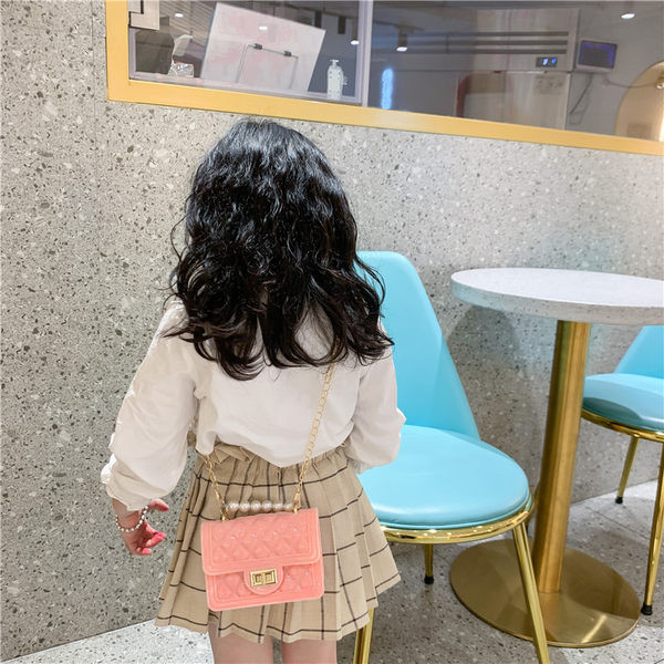 Kaasaegne laste pandlaga õlakott tüdrukutele