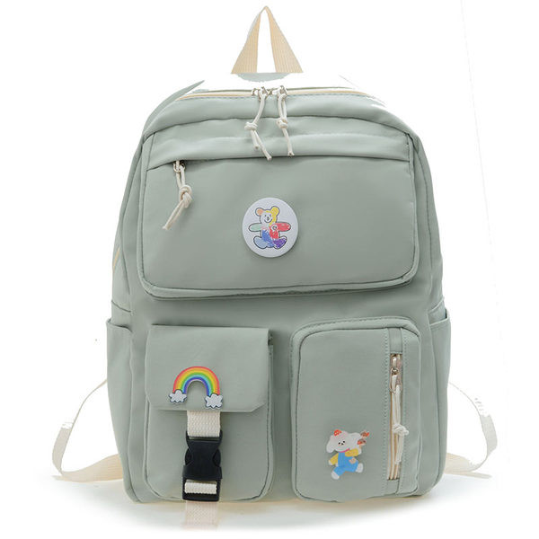 Kaasaegne taskutega laste seljakott tüdrukutele ja poistele