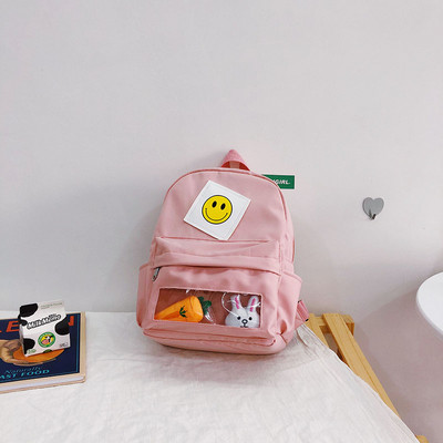 Moodne taskuga laste seljakott tüdrukutele ja poistele