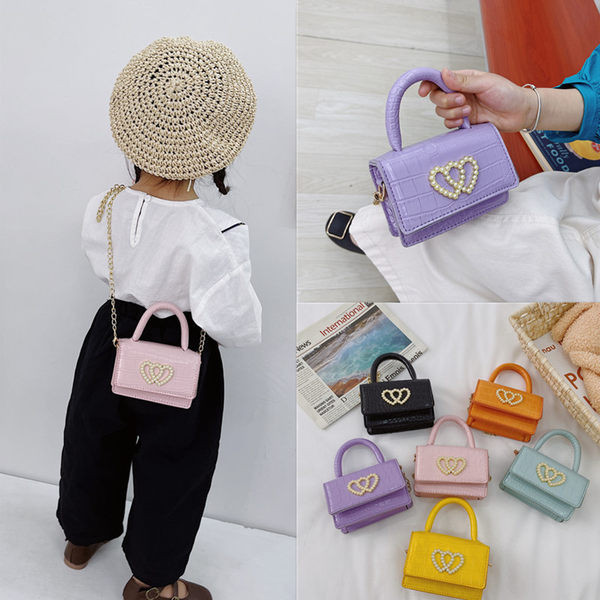 Παιδική μικρή τσάντα με αγκράφα για κορίτσια