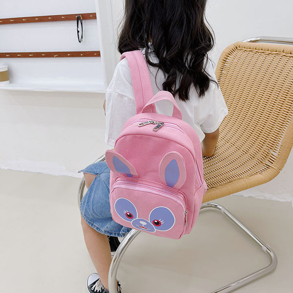 Μοντέρνο παιδικό σακίδιο με τρισδιάστατο στοιχείο και τσέπη για κορίτσια και αγόρια