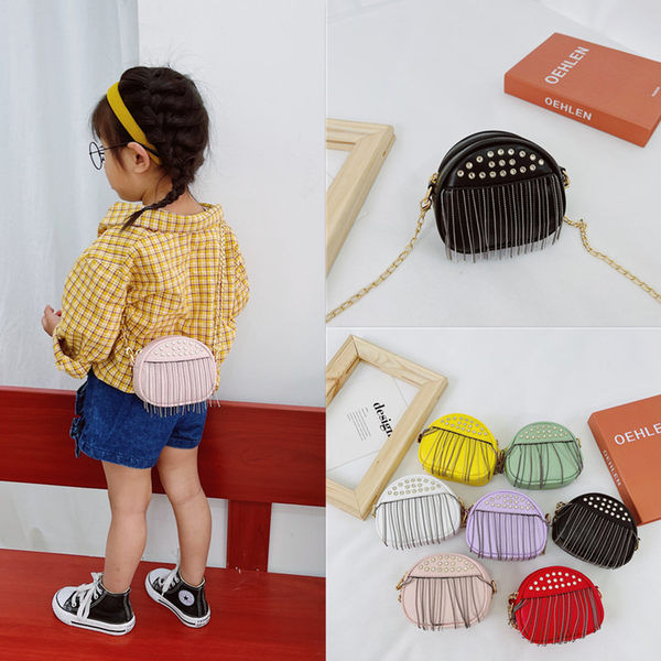 Stiilne narmastega laste minikott tüdrukutele