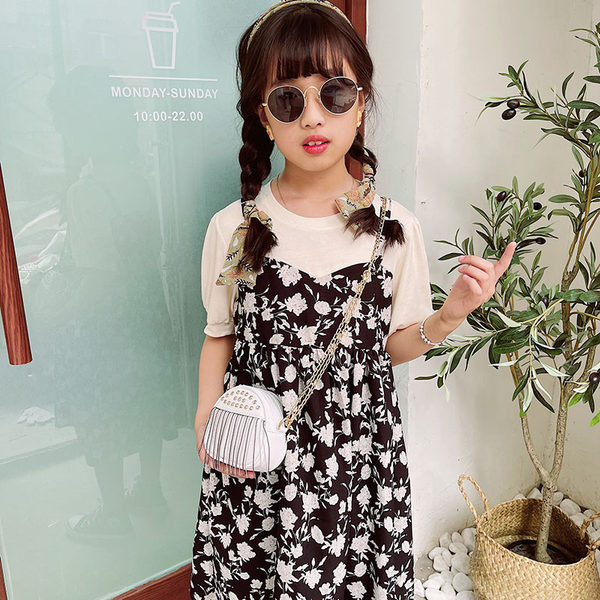 Stiilne narmastega laste minikott tüdrukutele