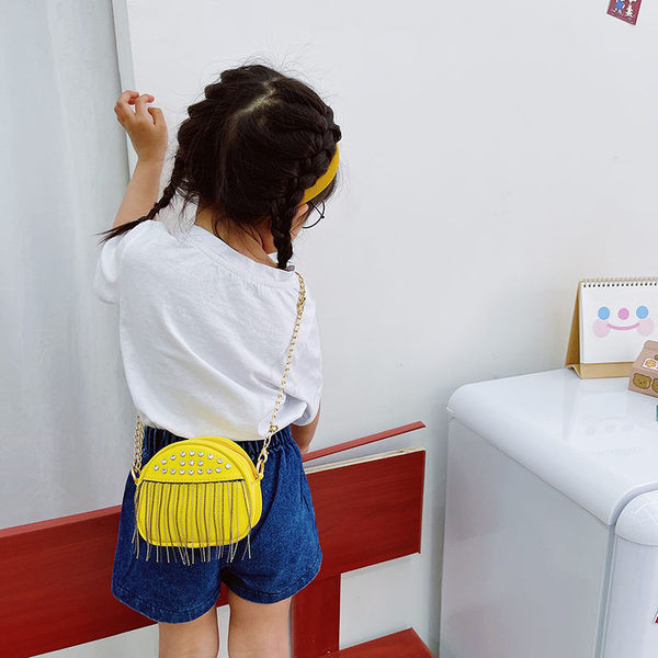 Stiilne narmastega laste minikott tüdrukutele