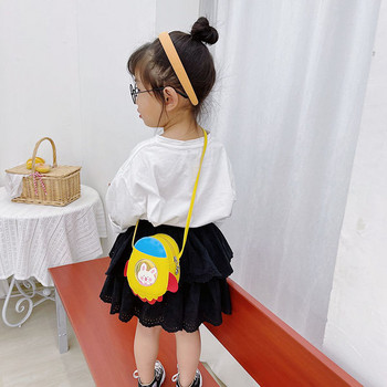 Κομψή παιδική μικρή τσάντα με μακριά λαβή για κορίτσια
