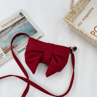 Moderna dječja torba jednobojni model s trakom za djevojčice