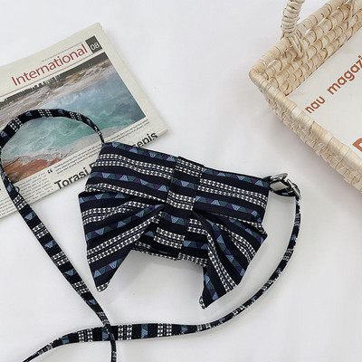 Moderna dječja torba jednobojni model s trakom za djevojčice