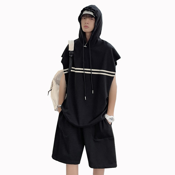 Muški sportski tim s bijelim i crnim kravatama