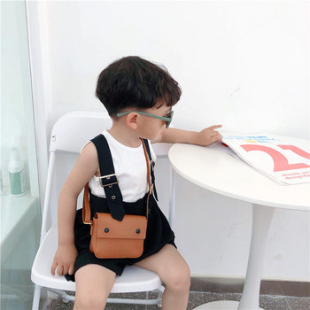Детска актуална чанта с дълга дръжка изчистен модел