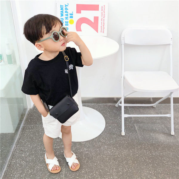 Παιδική καθημερινή τσάντα με μακριά λαβή, απλό μοντέλο