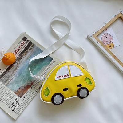 Mūsdienīga bērnu plecu soma mašīnas formā