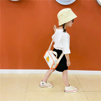 Ежедневна детска чанта с апликация и надпис различни модели