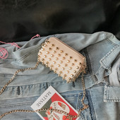 Moodne metallist sanga ja aasadega lastekott tüdrukutele