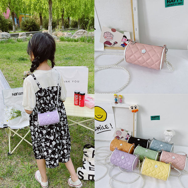 Moderna torba za djevojčice s kopčom i biserima