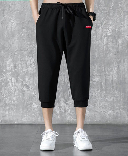 Muške hlače s džepovima i 7/8 dužine