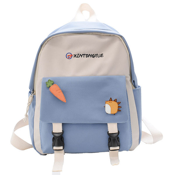 Dnevni dječji ruksak s natpisom i džepovima