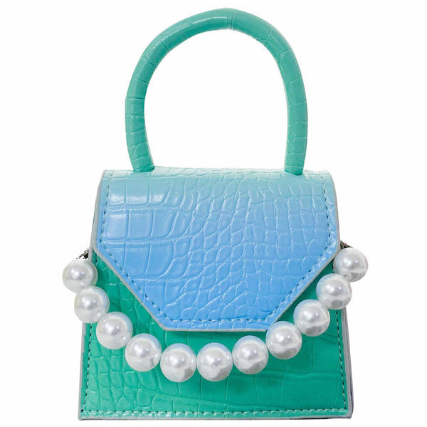 Dječja mini torbica s ukrasnim perlama i dvije ručke