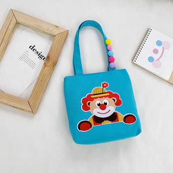 Μοντέρνα παιδική τσάντα για κορίτσια με απλικέ