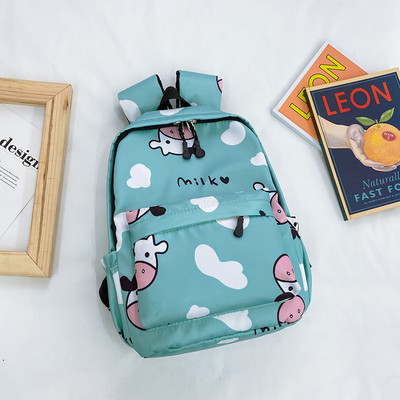 Moodne mustri ja taskuga laste seljakott