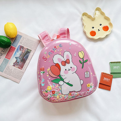 Kaasaegne laste seljakott kirja ja aplikatsiooniga tüdrukutele