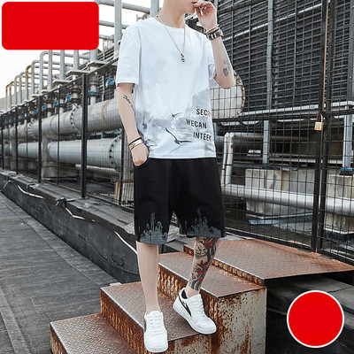 Muški dvodijelni sportski tim s aplikacijama