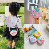 Moodne südamekujuline lastekott tüdrukutele