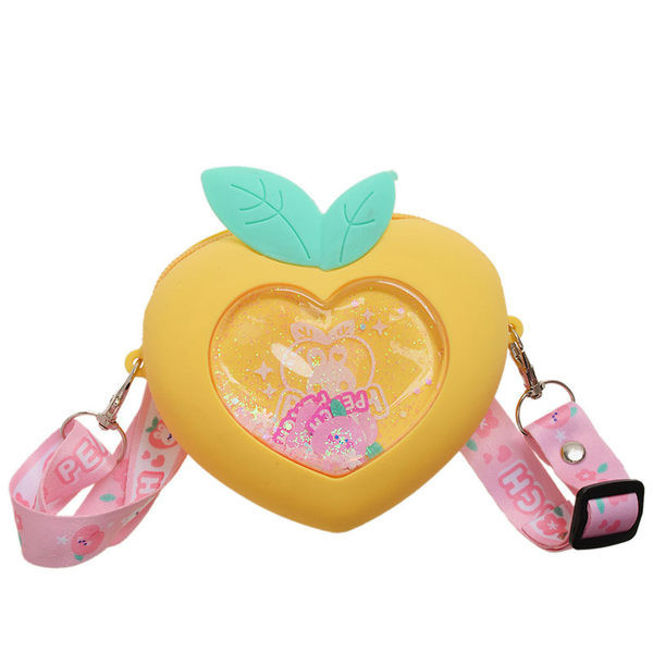 Moodne südamekujuline lastekott tüdrukutele