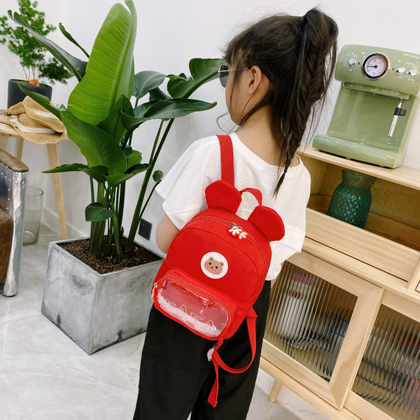 Laste kaasaegne taskuga seljakott tüdrukutele ja poistele