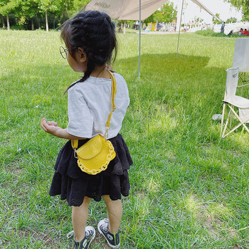 Стилна детска мини чанта с къса и дълга дръжка за момичета